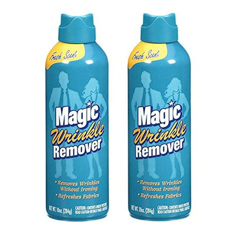 Achieve professional-looking clothes without ironing using magic wrinkle releaser.